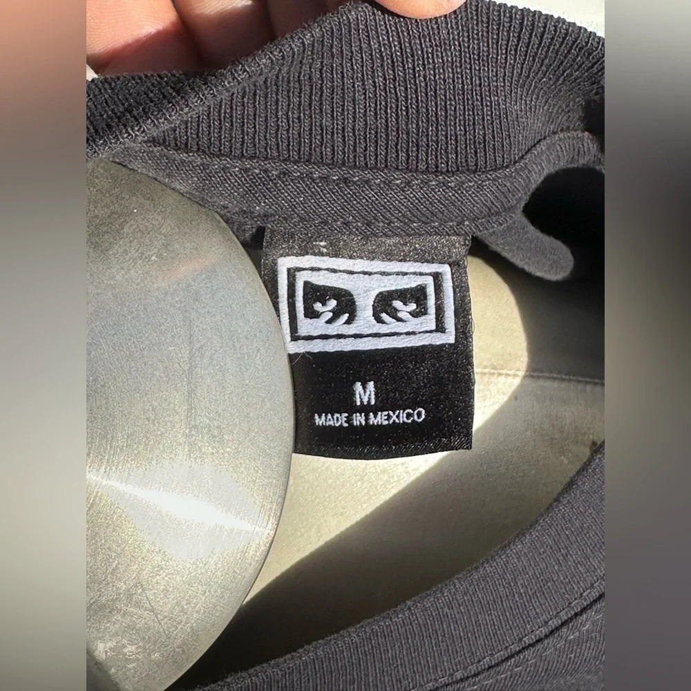 Obey — Lotus Black Long Sleeve T-shirt - Picture 3 of 3